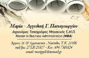 Παπαγεωργίου Γεώργιος -Παπαγεωργίου Μαρία -Αγγελική 